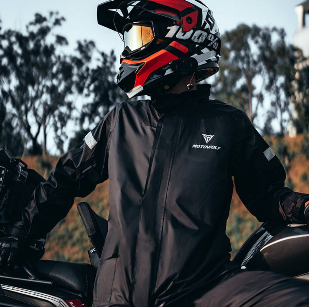 Motowolf Raincoat 401 black