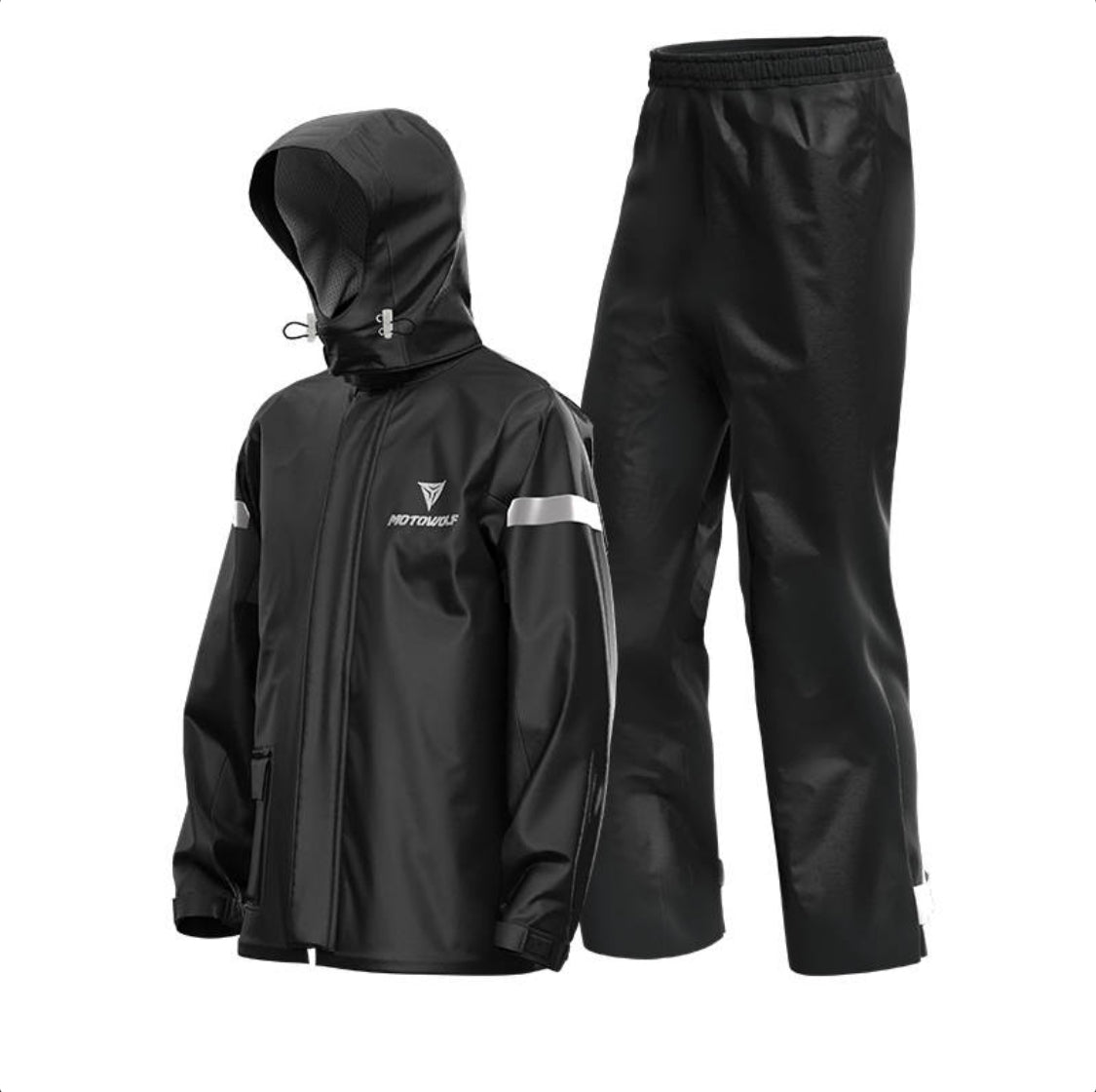 Motowolf Raincoat 401 black