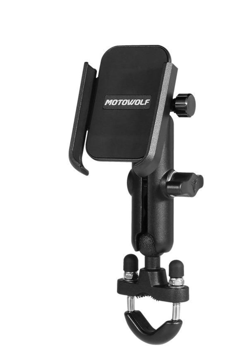 Motowolf phone holder handle (non charging)