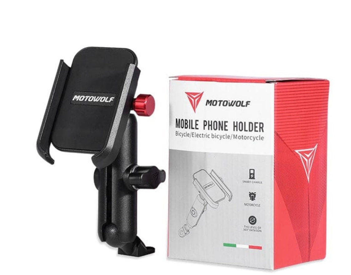 Motowolf phone holder handle (non charging)
