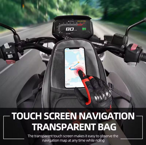 Moto centric tank bag