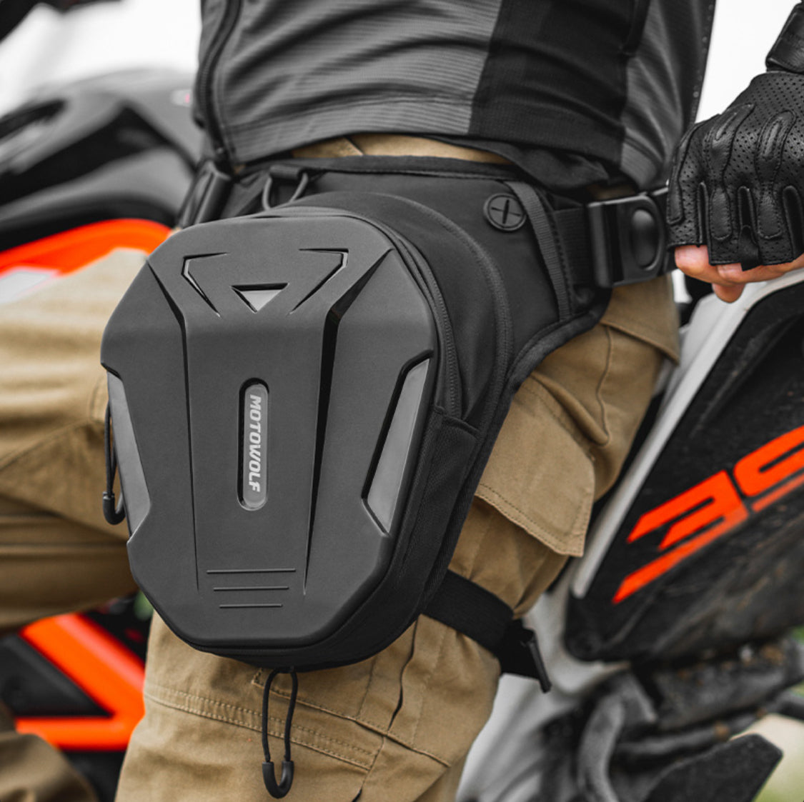 MOTOWOLF Hard shell riding leg bag MDL0718