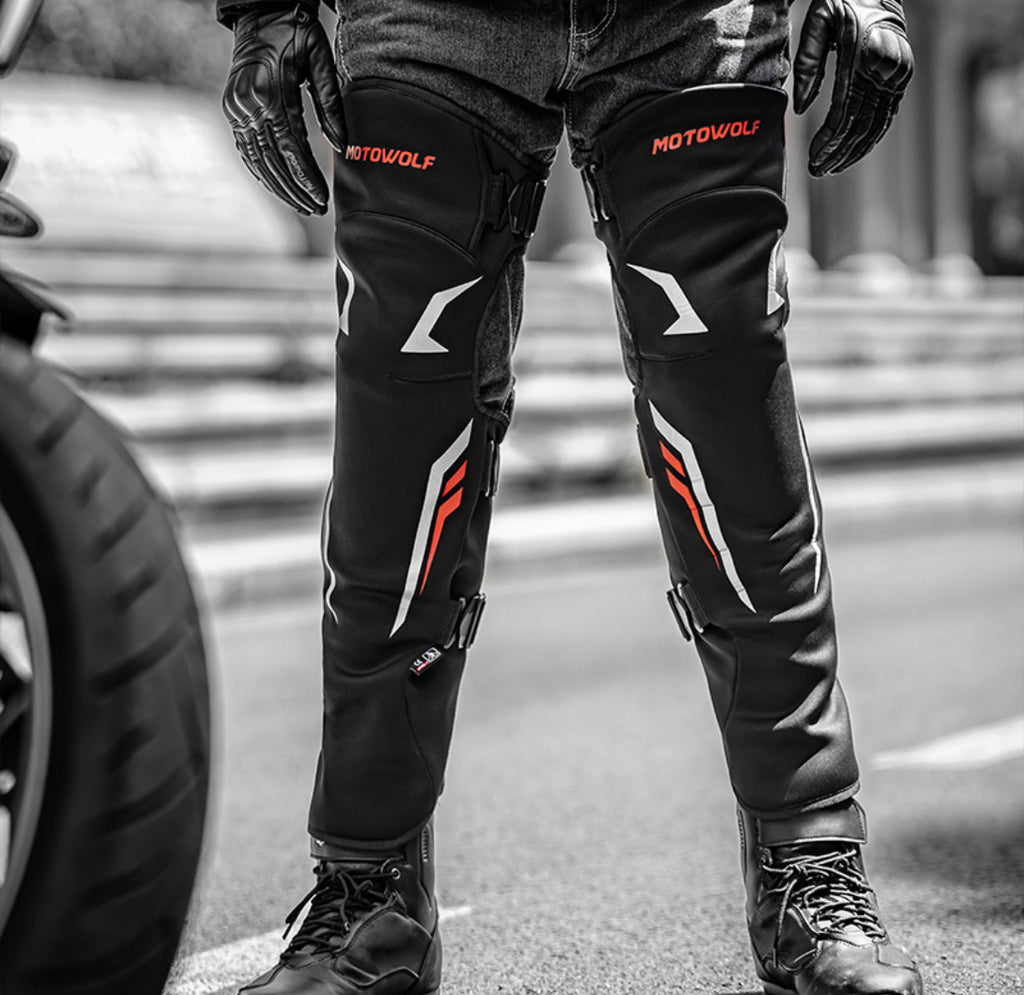 Motowolf Protective knee pads for motorcycle riding KG2
